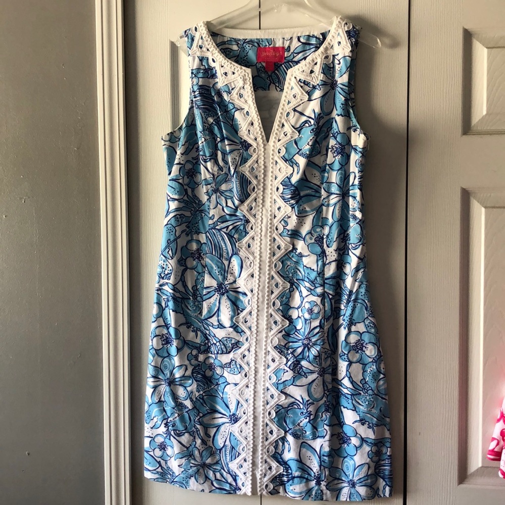 Lilly Pulitzer Jubilee Coronado Crab Shift Dress